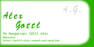 alex gottl business card